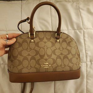 Coach Sierra Satchel Signature Canvas #F27583